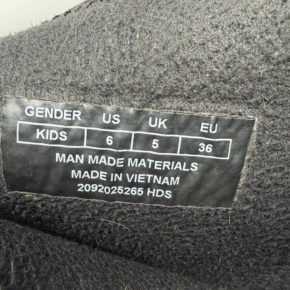 The Original Muck Boot Company Kids Black Waterproof Rain Mud Boots Size 6 US